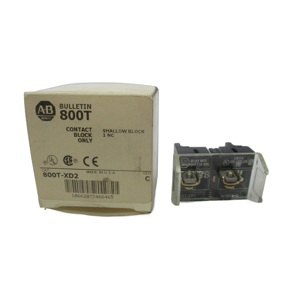 ALLEN BRADLEY 800T-XD2 SER. C (WH) NSMP