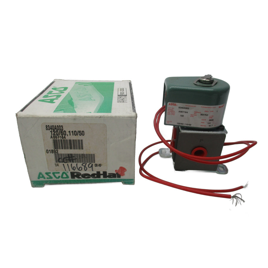 ASCO 8340A003 110/120V 150PSI 1/4" NSMP