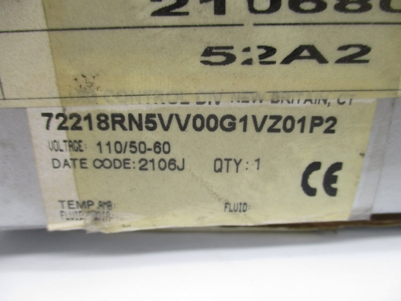PARKER 72218RN5VV00G1VZ01P2 110V 35A 0-100PSI NSMP