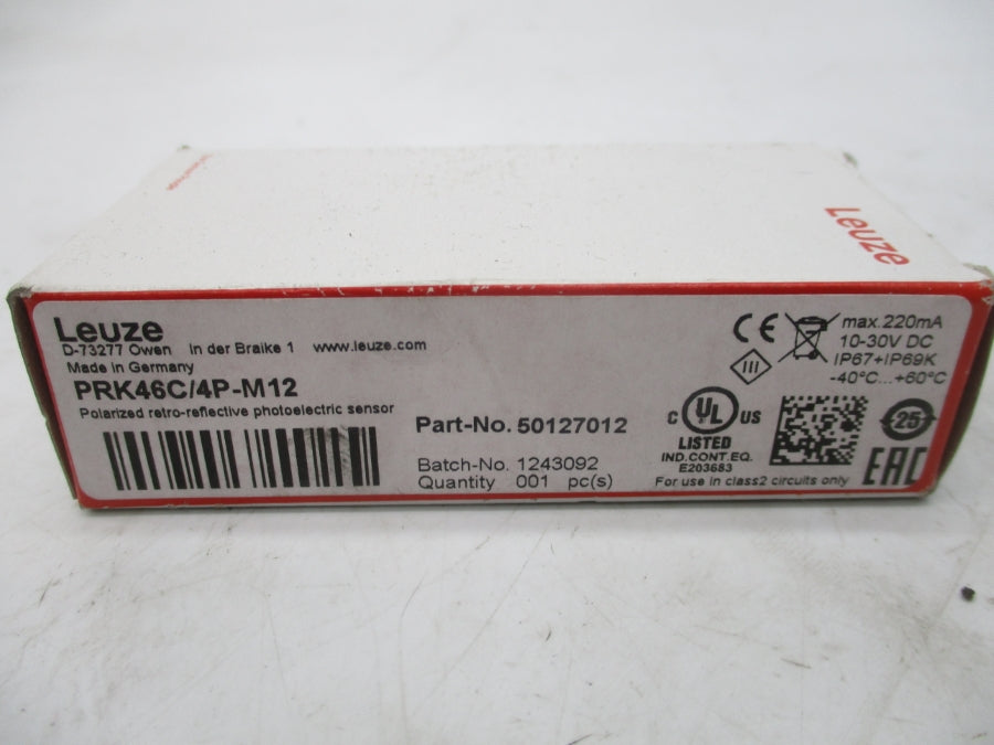 LEUZE PRK46C/4P-M12 50127012 10-30VDC NSMP