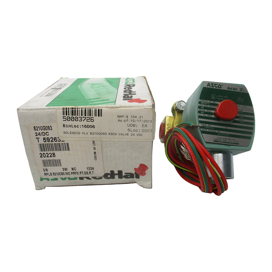 ASCO 8210G093V 12VDC 40PSI 3/8" NSMP