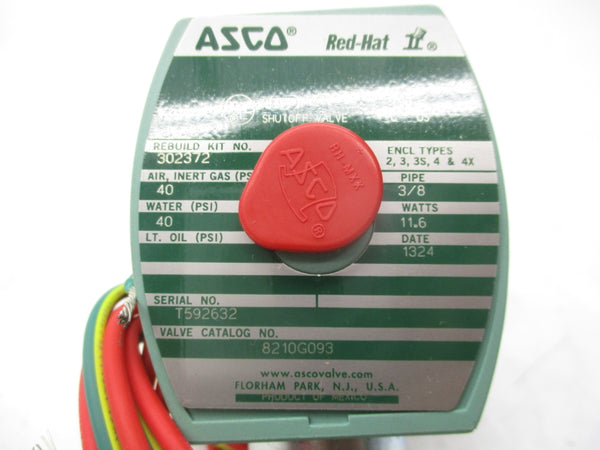 ASCO 8210G093V 12VDC 40PSI 3/8" NSMP