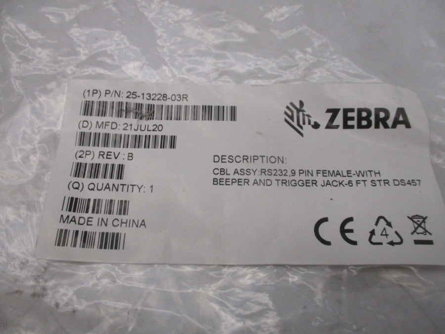 ZEBRA 25-13228-03R REV. B NSMP