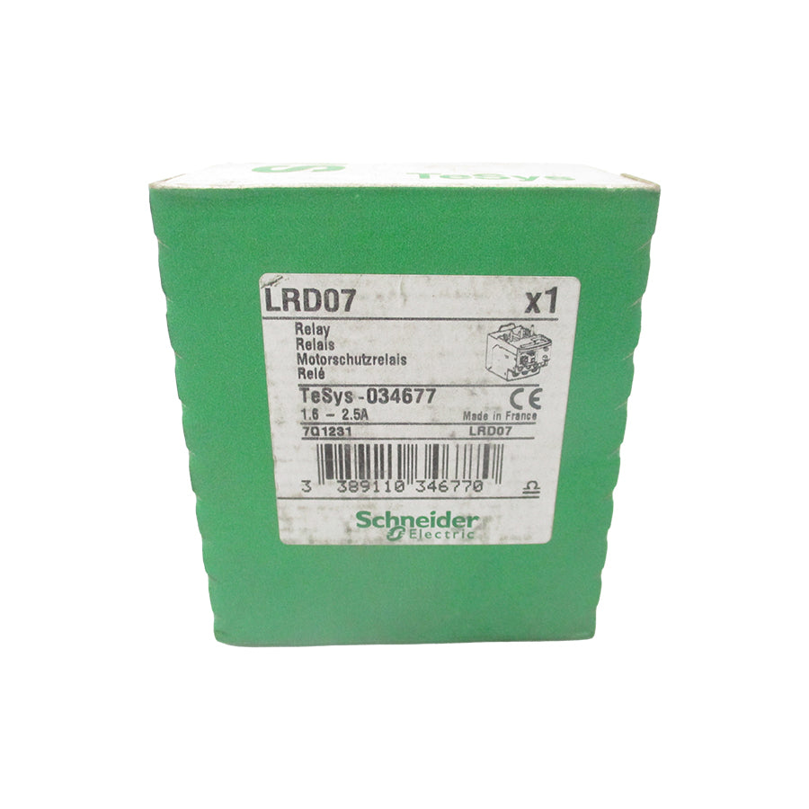 SCHNEIDER ELECTRIC LRD07 1.6-2.5A NSFS