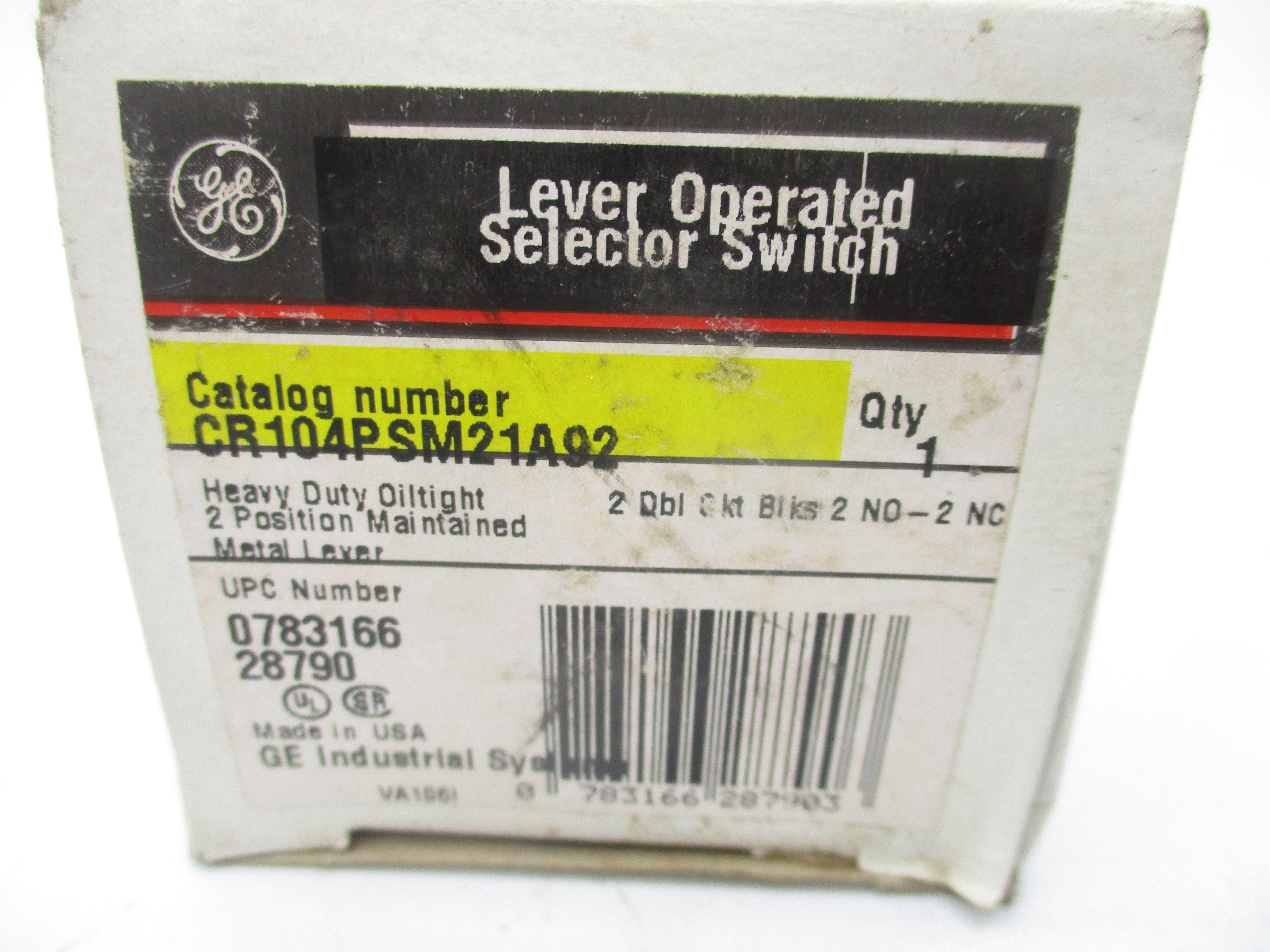 GENERAL ELECTRIC CR104PSM21A92 NSMP