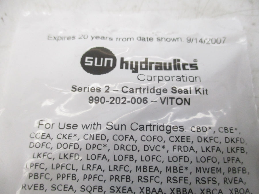 SUN HYDRAULICS 990-202-006-VITON SER. 2 NSMP