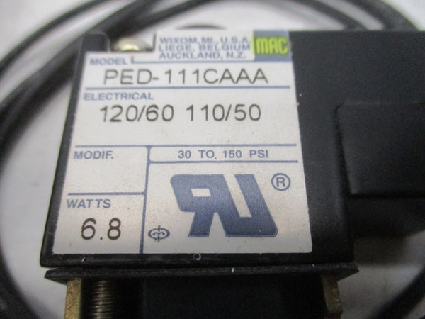MAC PED-111CAAA 120/110V 30-150PSI (AS PICTURED) UNMP