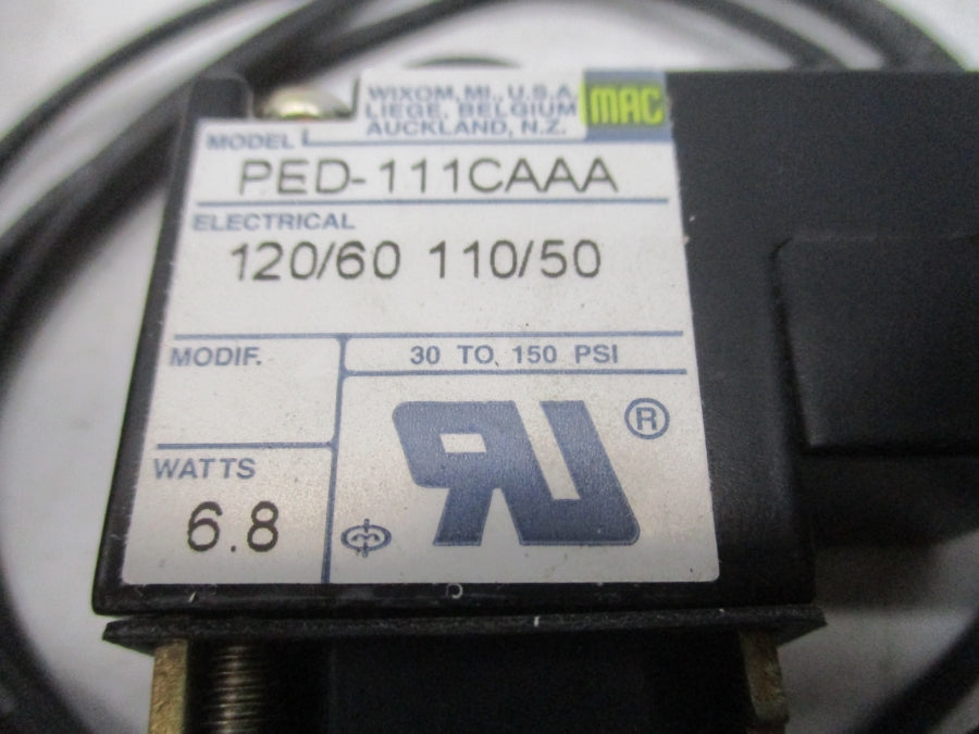 MAC PED-111CAAA 120/110V 30-150PSI (AS PICTURED) UNMP