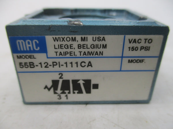 MAC 55B-12-PI-111CA 150PSI (AS PICTURED) UNMP