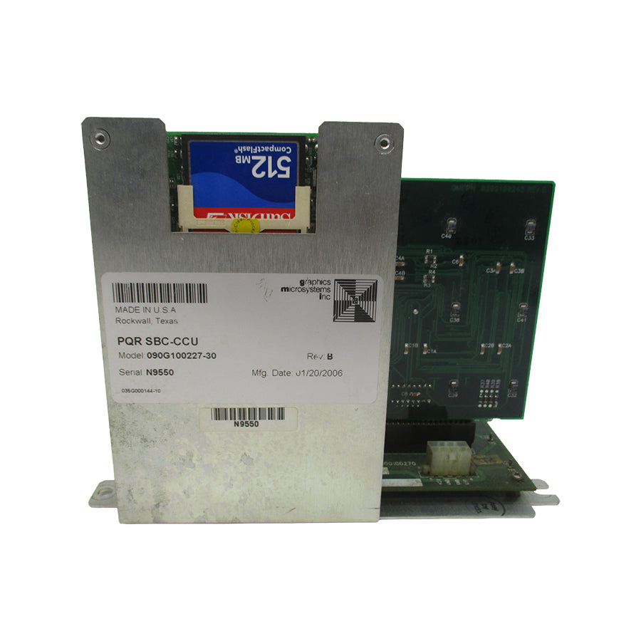 GRAPHICS MICROSYSTEMS PQRSBC-CCU 090G100227-30 REV. B UNMP