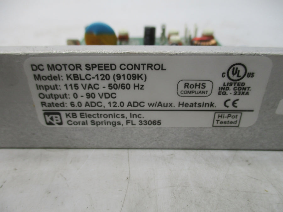 KB ELECTRONICS KBLC-120 (9109K) 115VAC NSNP