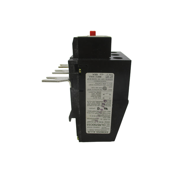 SIEMENS OLR5700CS3 660V 100A NSNP