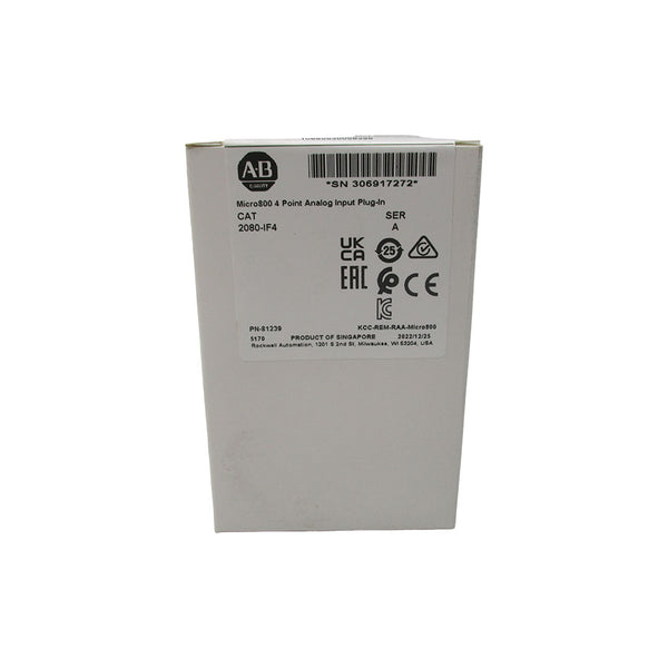 ALLEN BRADLEY 2080-IF4 SER. A DATE: 2022 (WH) NSFS
