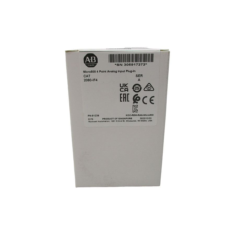 ALLEN BRADLEY 2080-IF4 SER. A DATE: 2022 (WH) NSFS