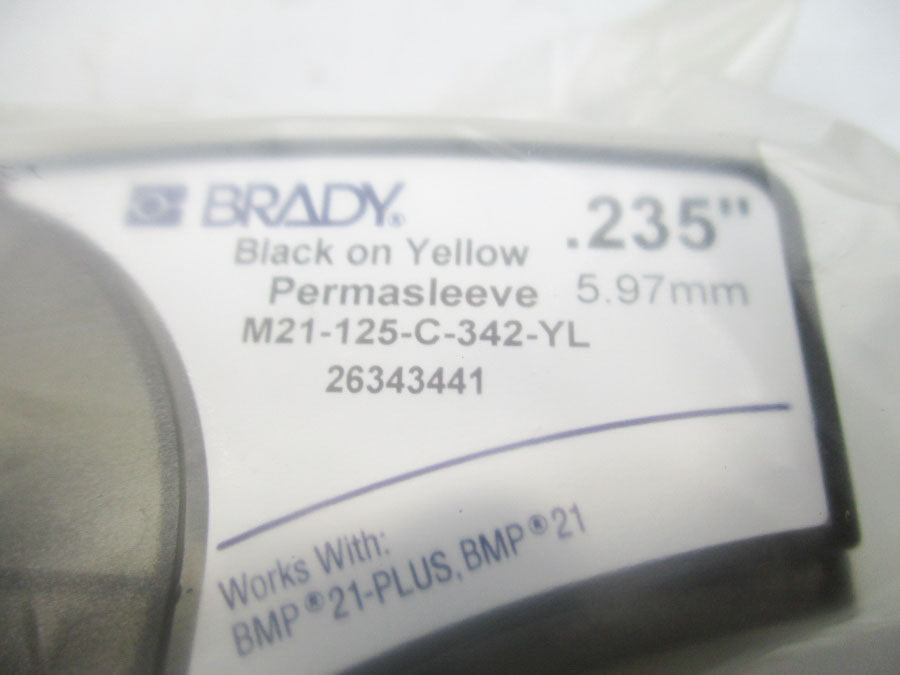 BRADY M21-125-C-342-YL NSMP
