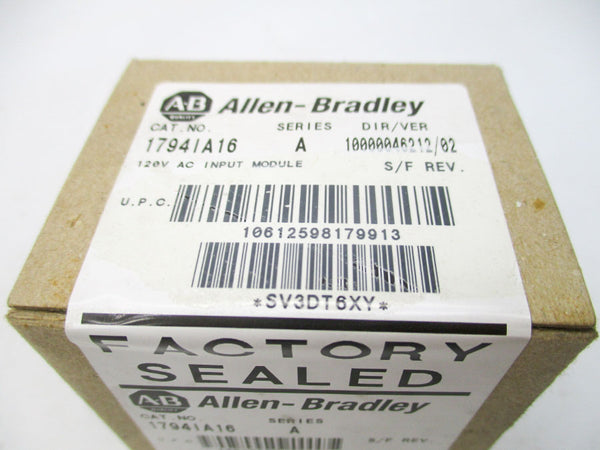 ALLEN BRADLEY 1794IA16 SER. A 120VAC DATE: 2015 (BR/WH) NSFS