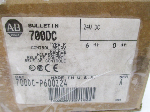 ALLEN BRADLEY 700DC-P600Z24 SER. A 24VDC NSMP