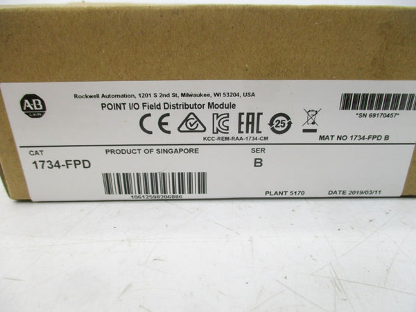 ALLEN BRADLEY 1734-FPD SER. B DATE: 2019 (BR/WH) NSFS
