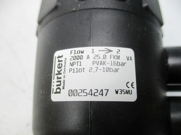 BURKERT BURKERT 2000-A-25.0-FKM-VA 92711437 NSMP