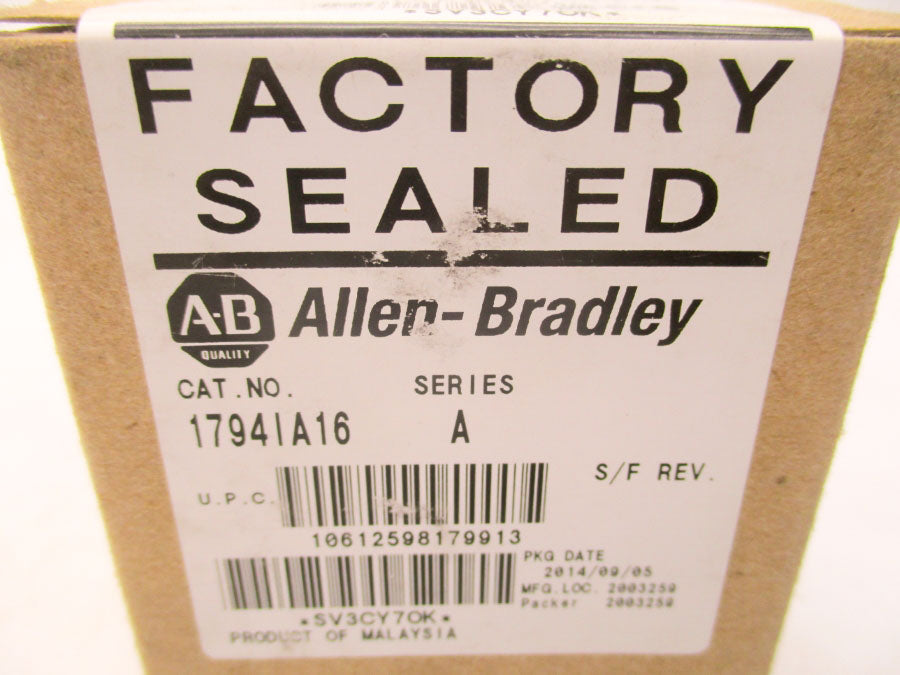 ALLEN BRADLEY 1794IA16 SER. A 120V DATE: 2014 (BR/WH) NSFS