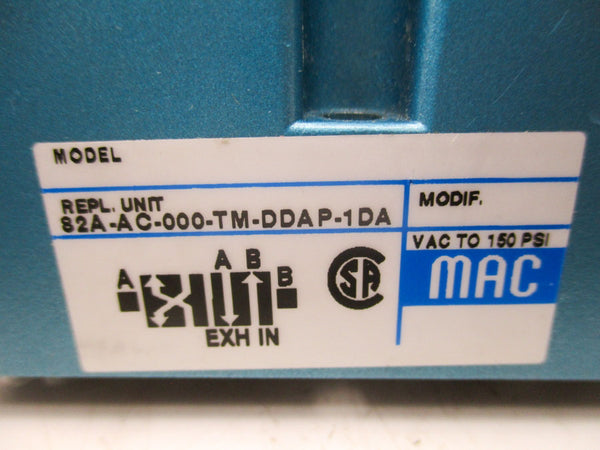 MAC 82A-AC-000-TM-DDAP-1DA 150PSI (AS PICTURED) NSNP