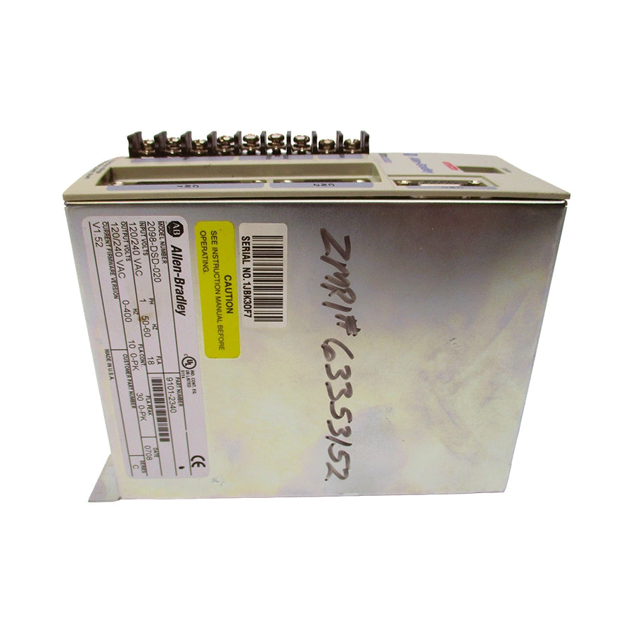 INDUSTRIAL SPARE PART 2098-DSD-020 SER. C F/W V1.52 120/240VAC 18A UNMP