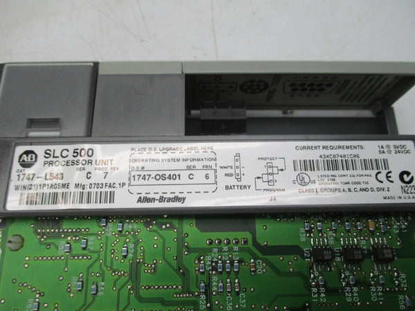 ALLEN BRADLEY 1747-L543 SER. C F/W 6 REV. 7 (NO KEY) NSNP
