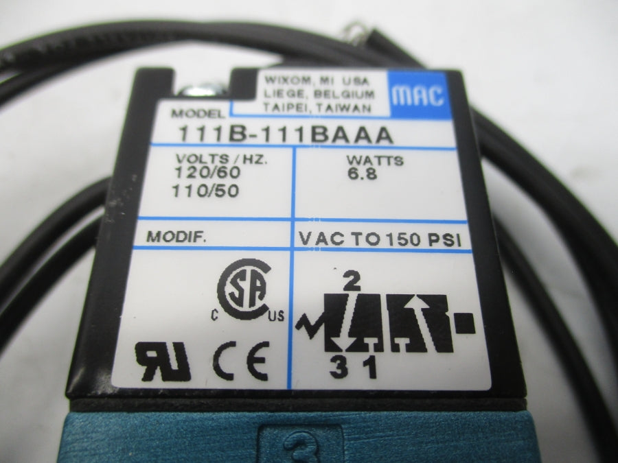 MAC 111B-111BAAA 110/120V 150PSI NSNP