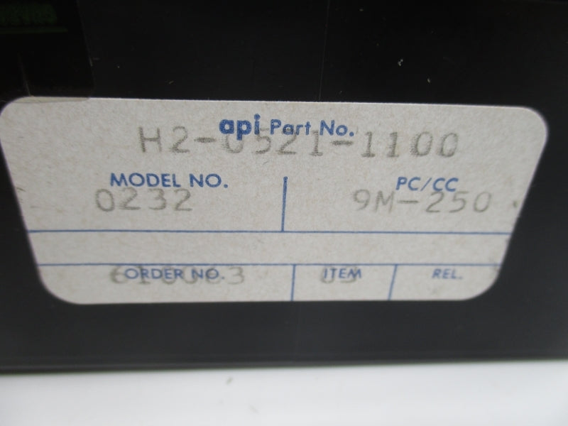 API H2-0521-1100 UNMP