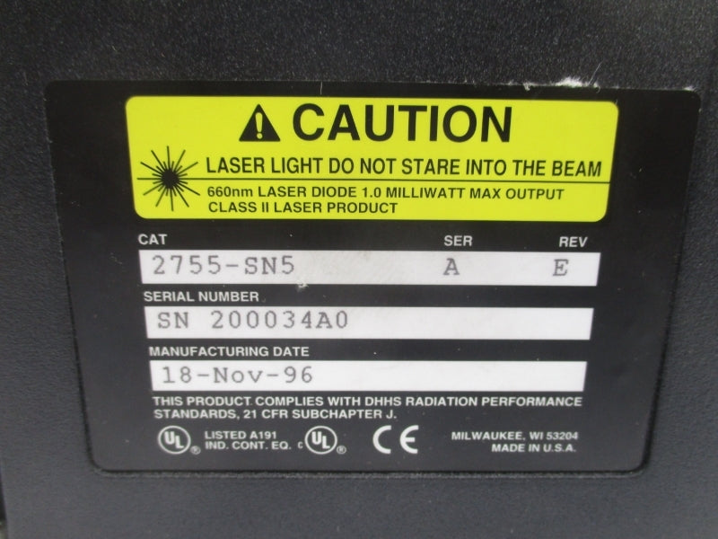 ALLEN BRADLEY 2755-SN5 SER. A REV. E NSNP