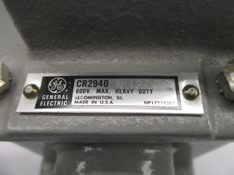 GENERAL ELECTRIC CR2940NJ202A 600V NSNP