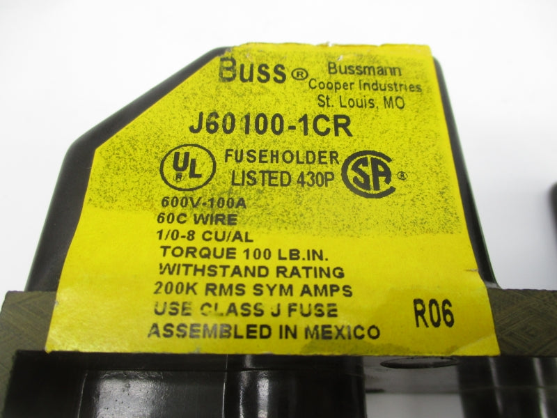 BUSSMAN J60100-1CR 600V 100A NSNP