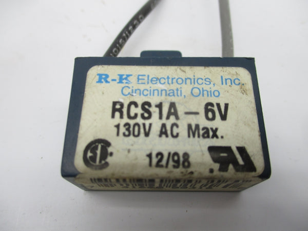 R-K ELECTRONICS RCS1A-6V 130VAC UNMP