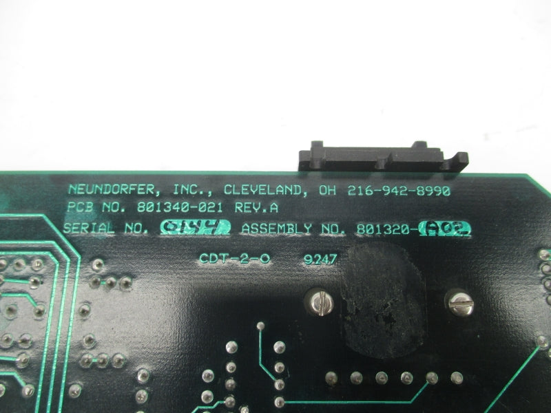 NEUNDORFER 801340-021 801320-A02 REV. A NSNP