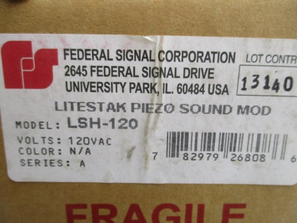 INDUSTRIAL SPARE PART LSH-120 SER. A 120VAC 0.04A (AS PICTURED) NSMP
