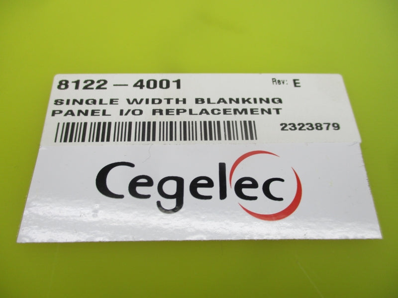 CEGELEC 8122-4001 REV. E NSNP