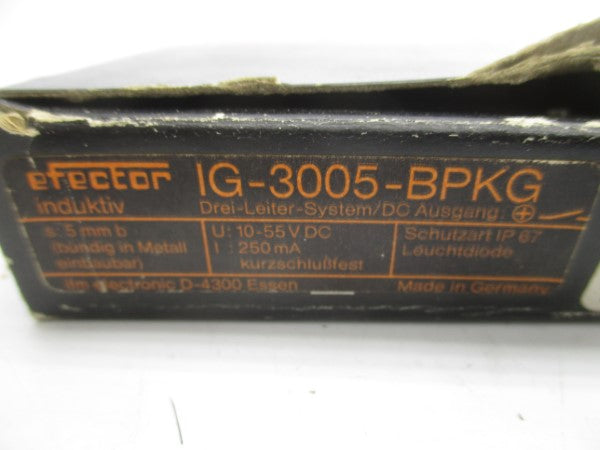 IFM EFECTOR IG-3005-BPKG 10-55VDC NSMP