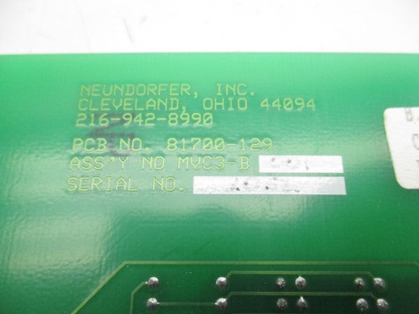 NEUNDORFER 81700-129 MVC3-B001 NSNP