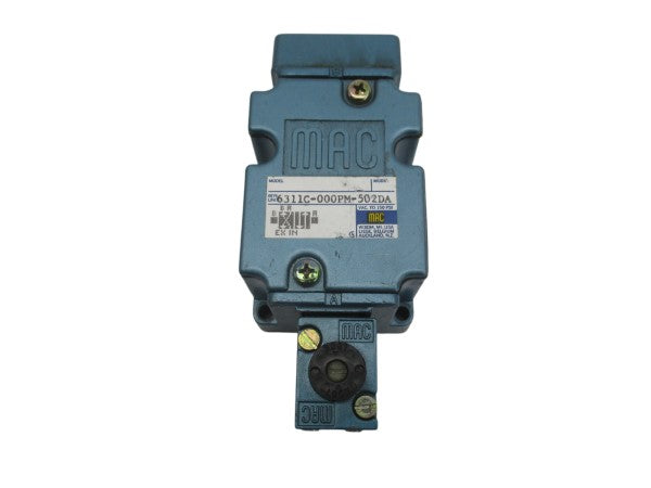 MAC 6311C-000PM-502DA 24VDC 150PSI UNMP