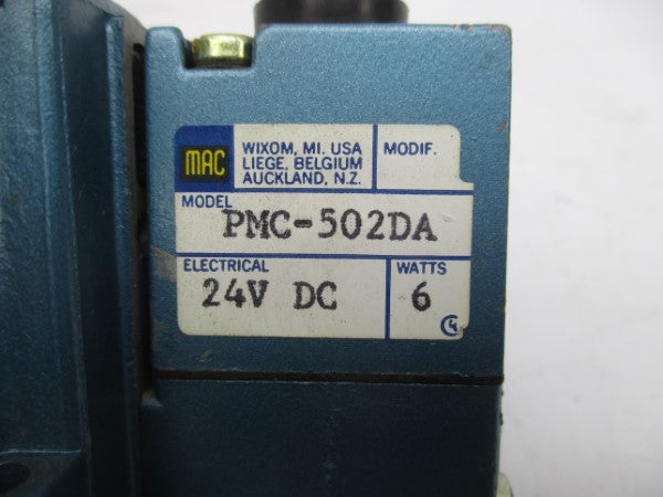 MAC 6311C-000PM-502DA 24VDC 150PSI UNMP