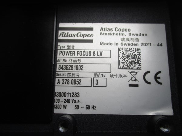 ATLAS CAPCO 8436281002 100-240VAC REV. 3 NSMP