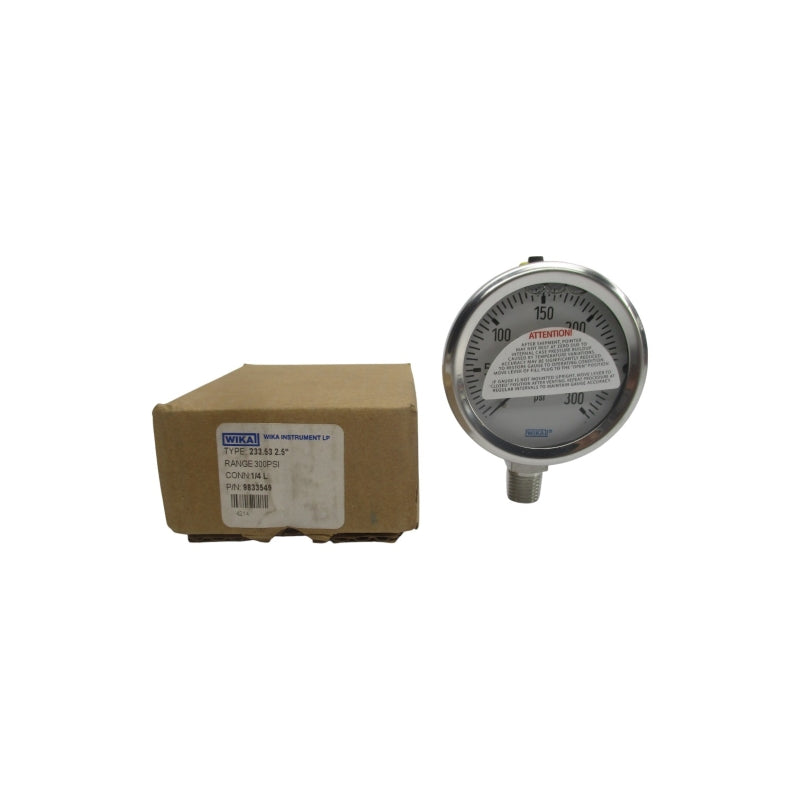 WIKA 9833549 233.532.5" 0-300PSI NSMP