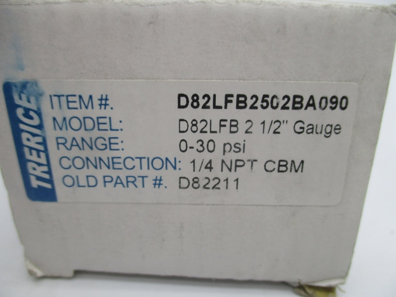 TRERICE D82LFB2502BA090 0-30PSI NSMP