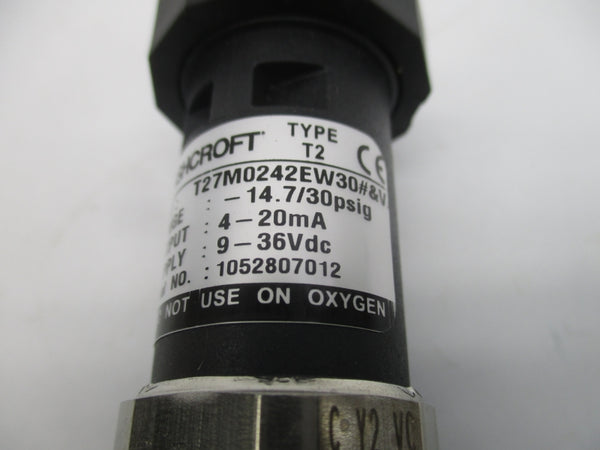 ASHCROFT T27M0242EW30#&VACG-XCY TYPE T2 NSMP