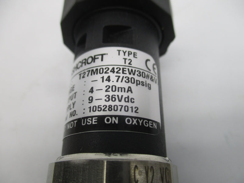 ASHCROFT T27M0242EW30#&VACG-XCY TYPE T2 NSMP