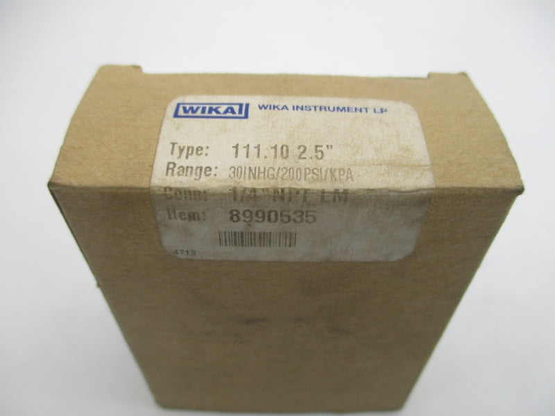 WIKA 8990535" -30-200PSI NSMP
