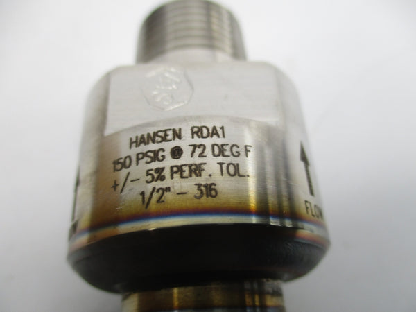 HANSEN RDA1/150 150PSI NSMP