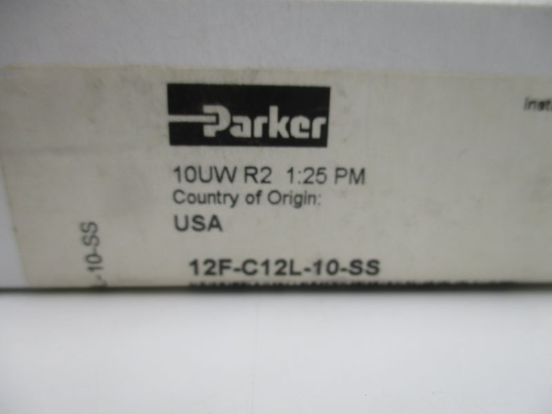 PARKER 12F-C12L-10-SS NSMP