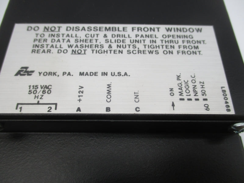 RED LION CONTROLS DT3A0400 115VAC NSMP