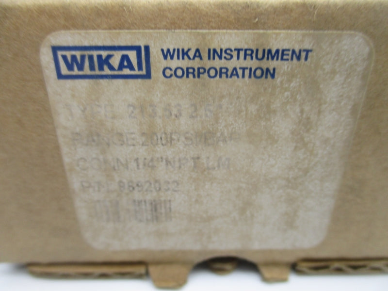 WIKA 8692032 213.532.5 0-200PSI NSMP